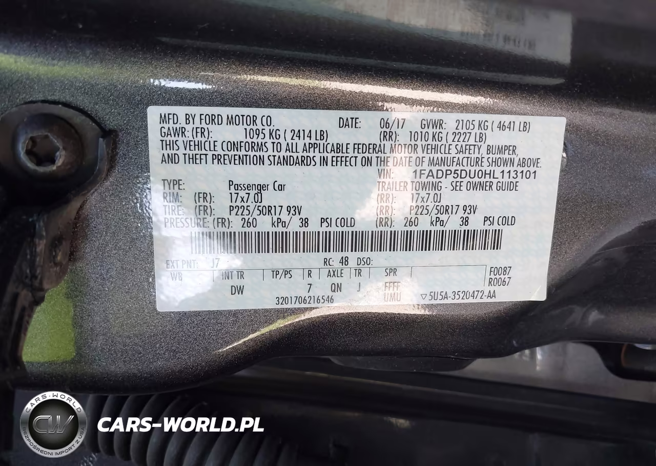 2017 Ford C-Max Hybrid Titanium VIN:1FADP5DU0HL113101 - 9