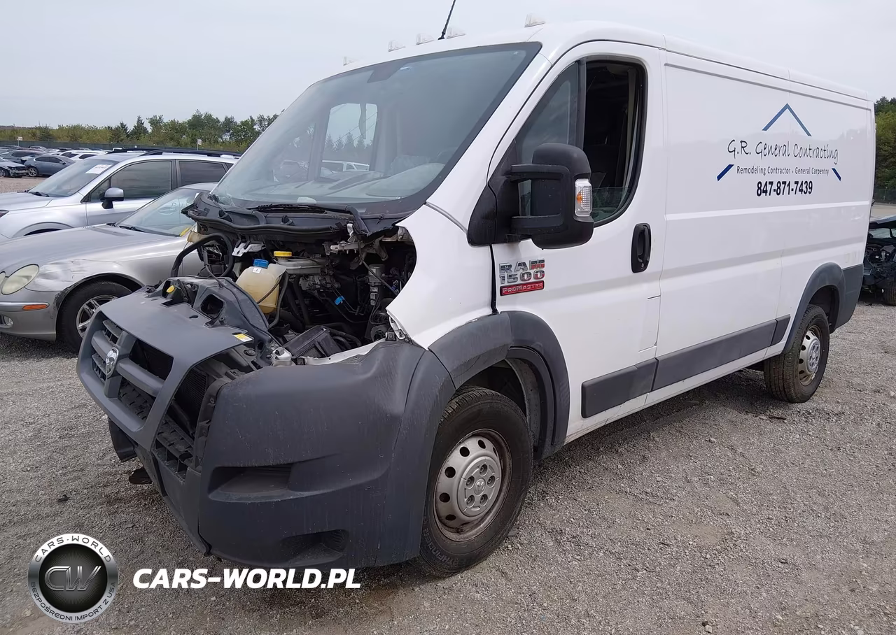 2017 Ram Promaster 1500 Low Roof 136 Wb VIN:3C6TRVAGXHE526514 - 2