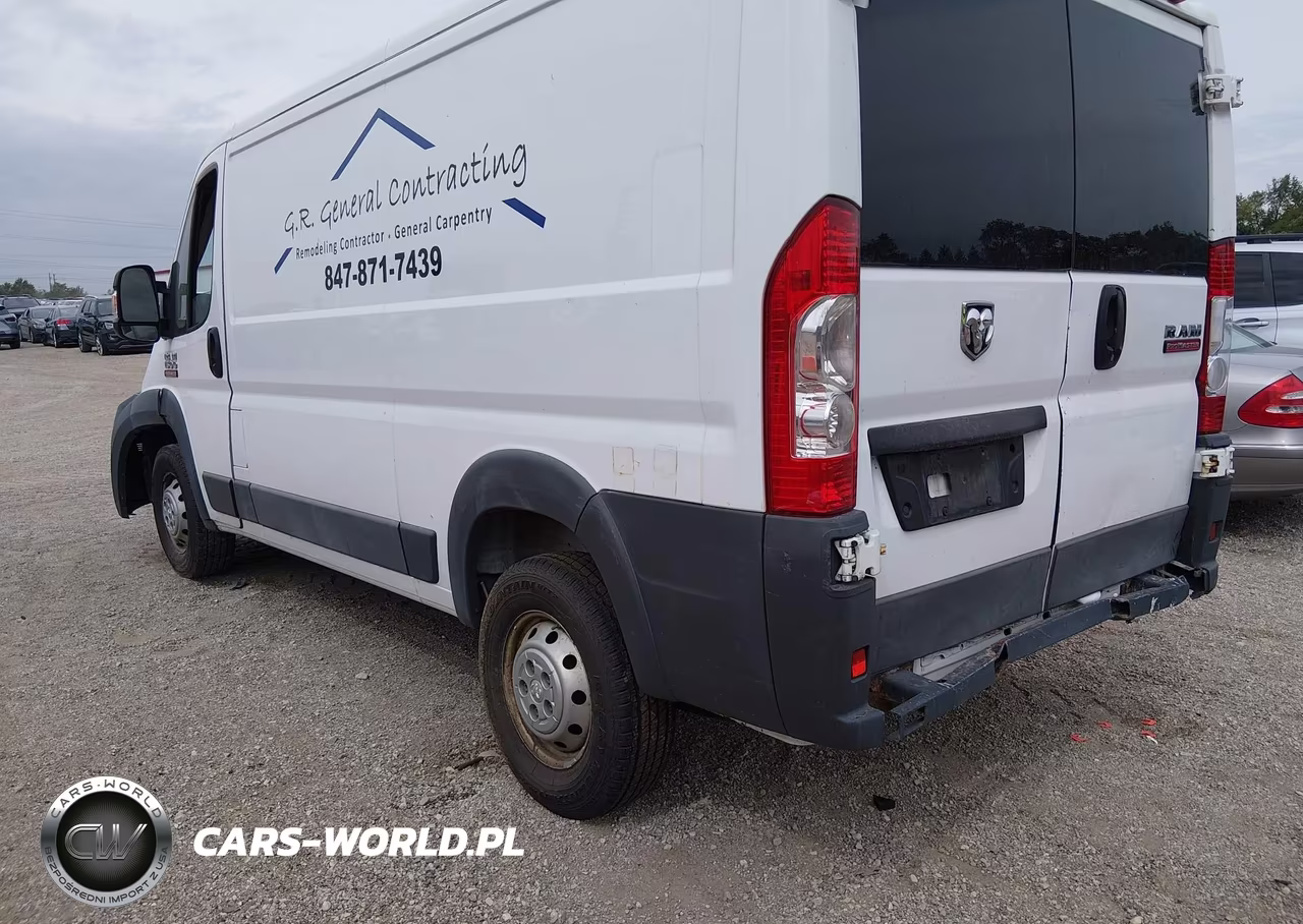 2017 Ram Promaster 1500 Low Roof 136 Wb VIN:3C6TRVAGXHE526514 - 3