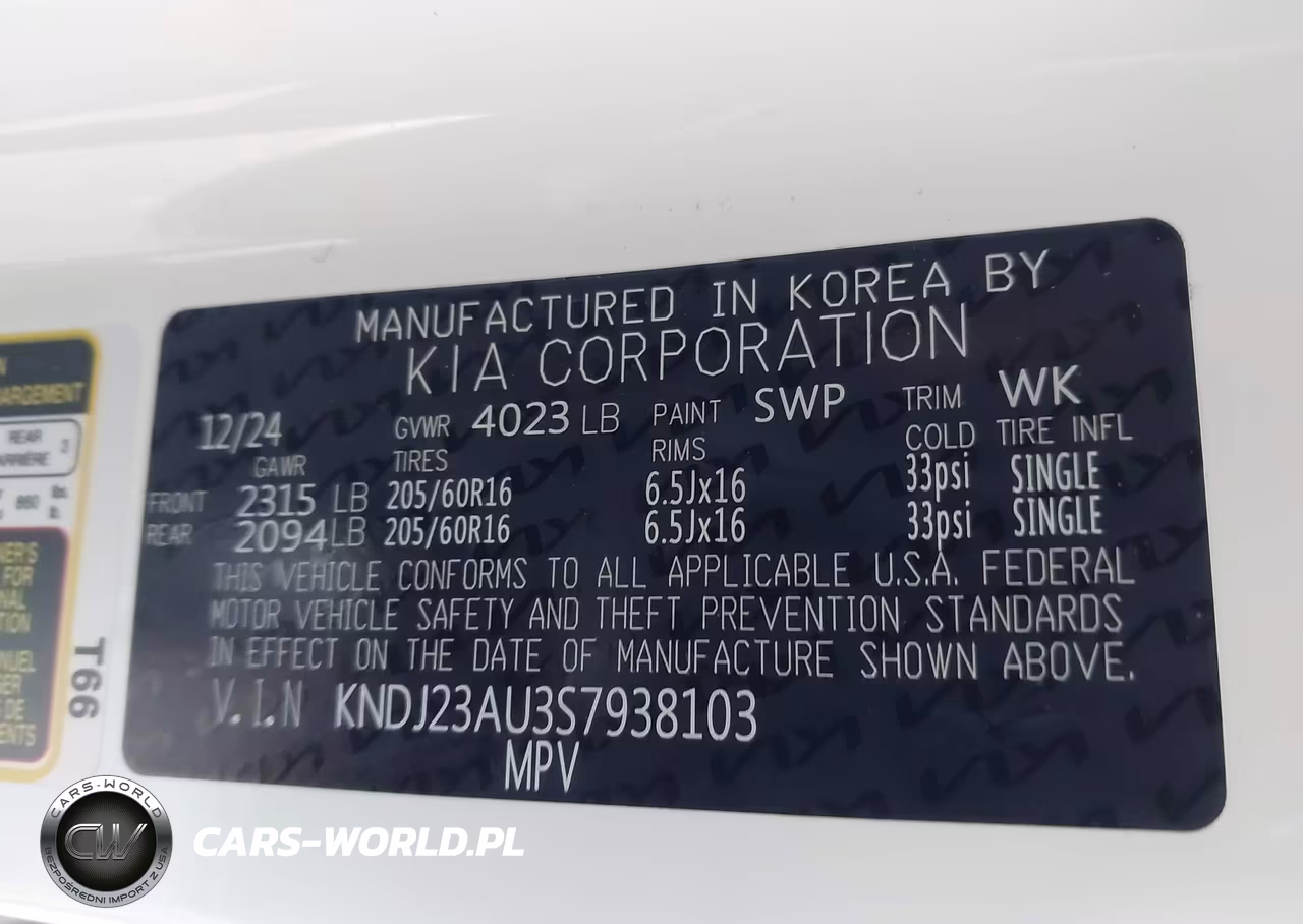 2025 Kia Soul Lx VIN:KNDJ23AU3S7938103 - 9