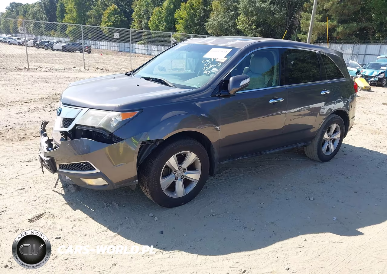 2011 Acura Mdx VIN:2HNYD2H27BH543542 - 2