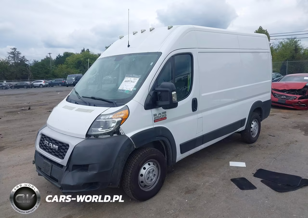 2021 Ram Promaster 2500 High Roof 136 Wb VIN:3C6LRVCG4ME590815 - 2