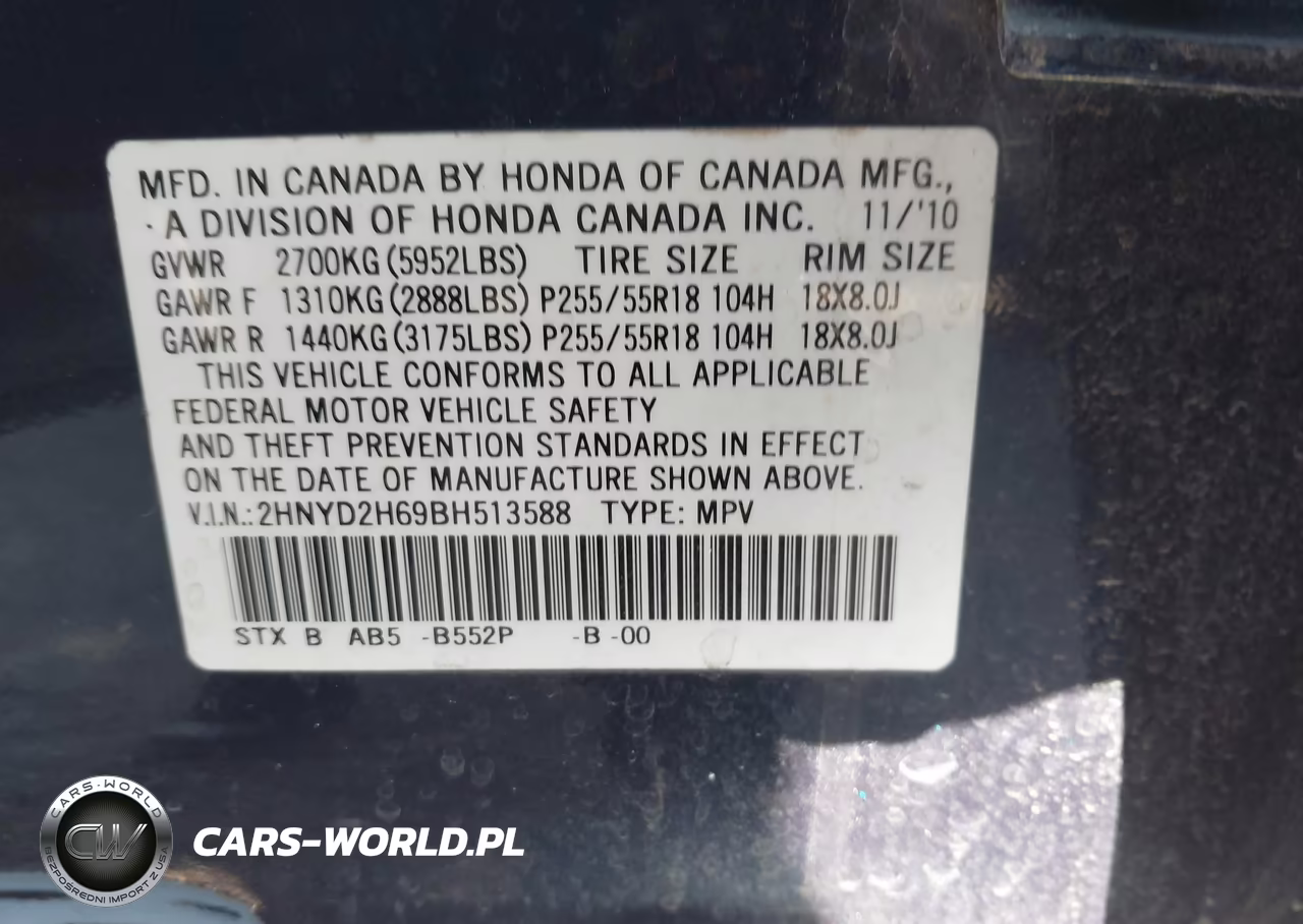 2011 Acura Mdx Technology Package VIN:2HNYD2H69BH513588 - 9