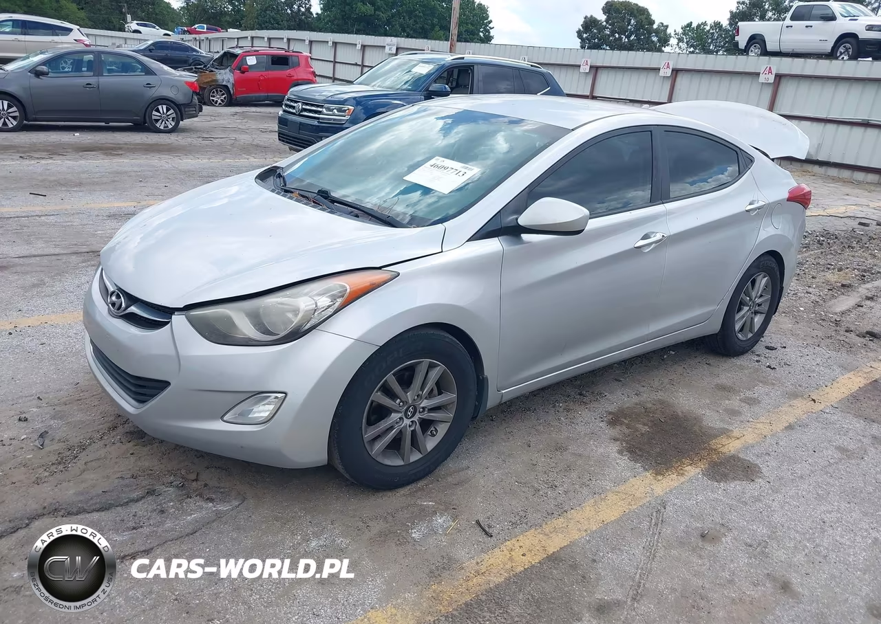 2012 Hyundai Elantra Gls (Ulsan Plant) VIN:KMHDH4AE6CU397590 - 2
