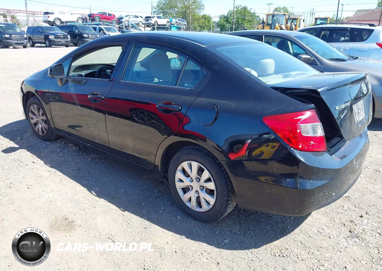 2012 Honda Civic Lx VIN:2HGFB2F55CH335792 - 3