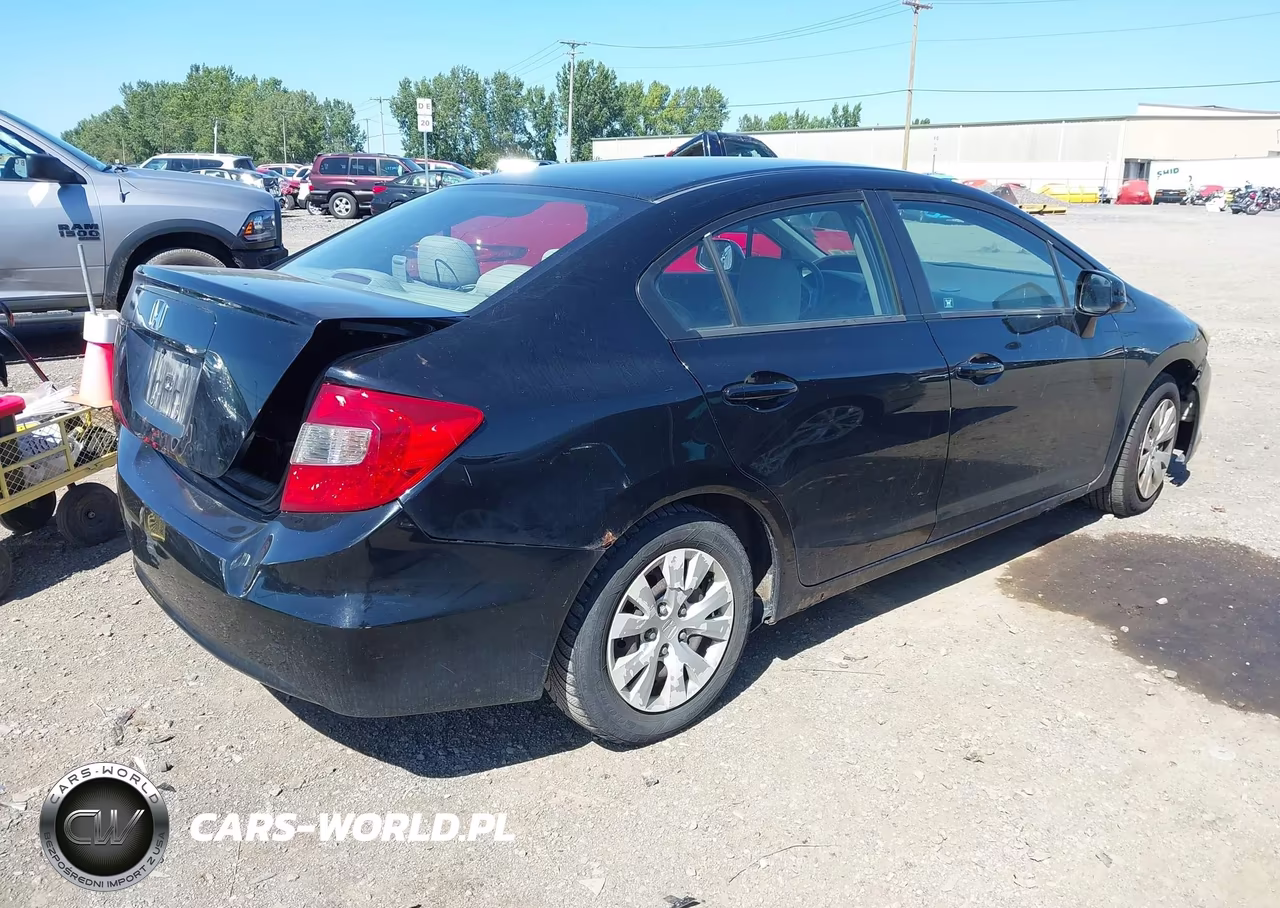 2012 Honda Civic Lx VIN:2HGFB2F55CH335792 - 4