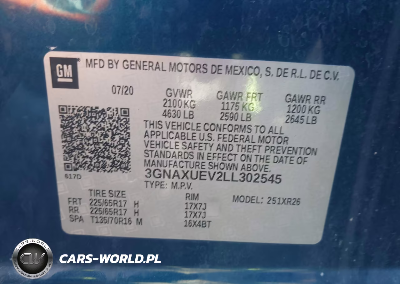 2020 Chevrolet Equinox Awd Lt 1.5L Turbo VIN:3GNAXUEV2LL302545 - 9