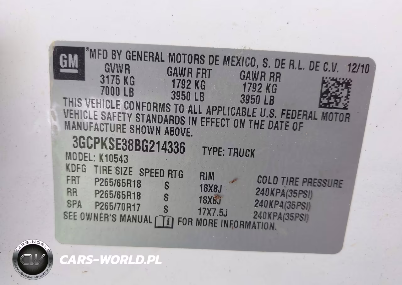 2011 Chevrolet Silverado 1500 Lt VIN:3GCPKSE38BG214336 - 9