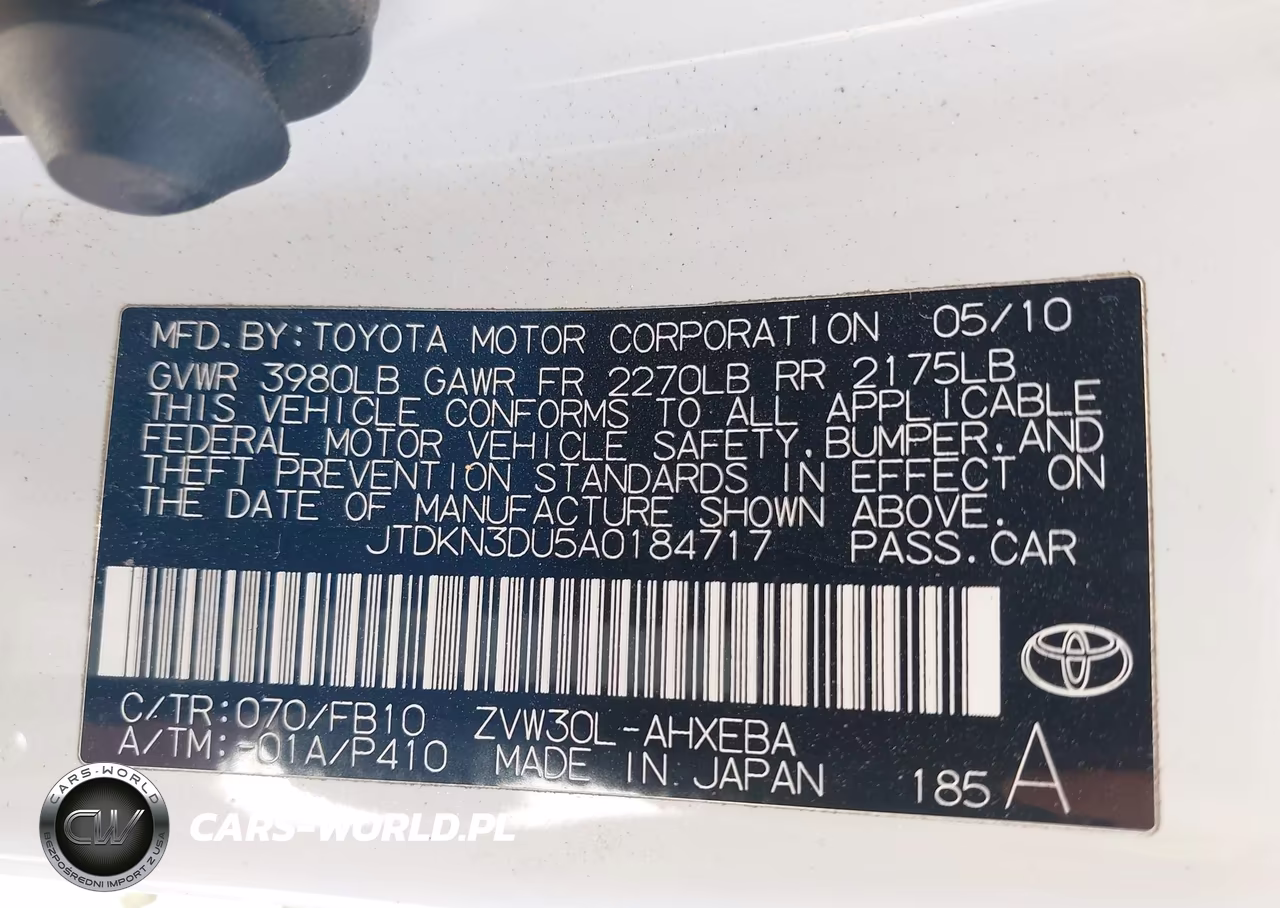 2010 Toyota Prius Ii VIN:JTDKN3DU5A0184717 - 9