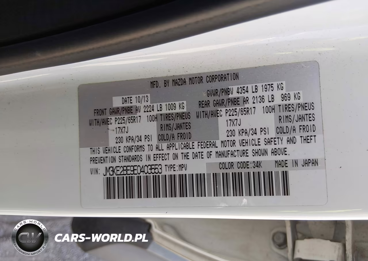2014 Mazda Cx-5 Sport VIN:JM3KE2BE9E0403553 - 9