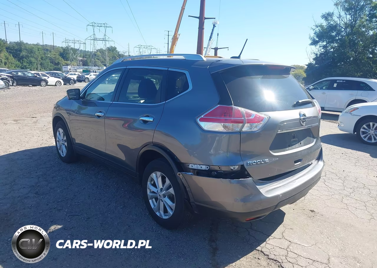 2015 Nissan Rogue Sv VIN:KNMAT2MV1FP554788 - 3