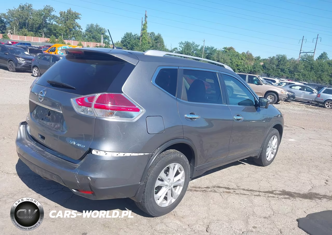 2015 Nissan Rogue Sv VIN:KNMAT2MV1FP554788 - 4