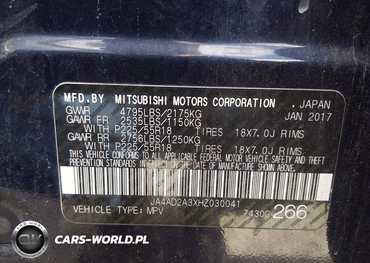 2017 Mitsubishi Outlander Es VIN:JA4AD2A3XHZ030041 - 9