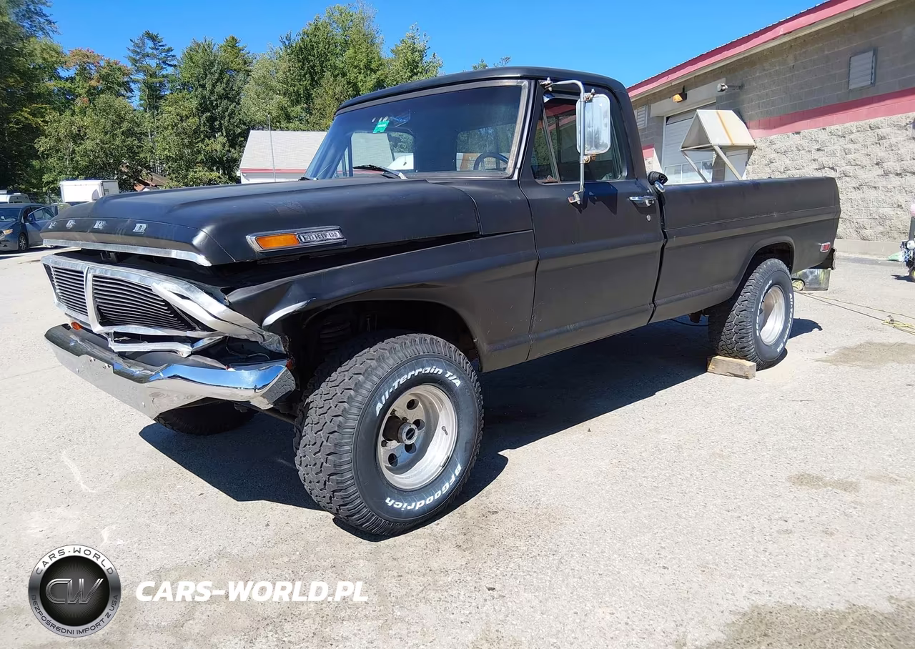 1971 Ford F100 VIN:F11YEM63595 - 2