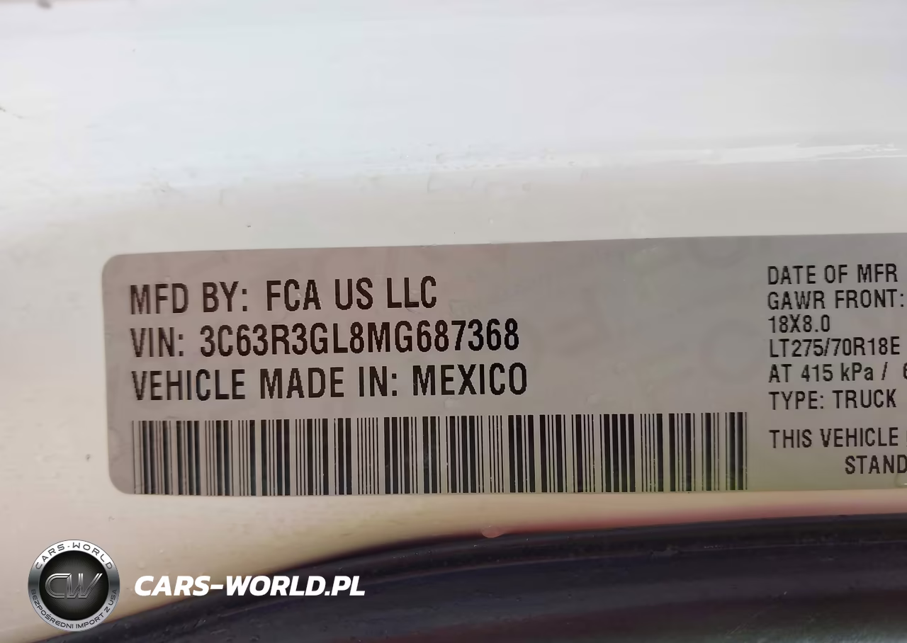 2021 Ram 3500 Tradesman 4X4 8' Box VIN:3C63R3GL8MG687368 - 8