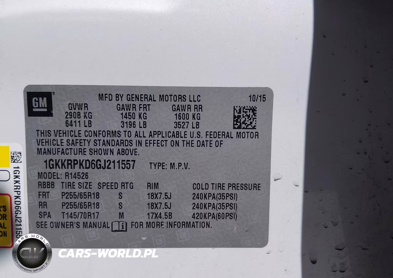 2016 GMC Acadia Sle-2 VIN:1GKKRPKD6GJ211557 - 9