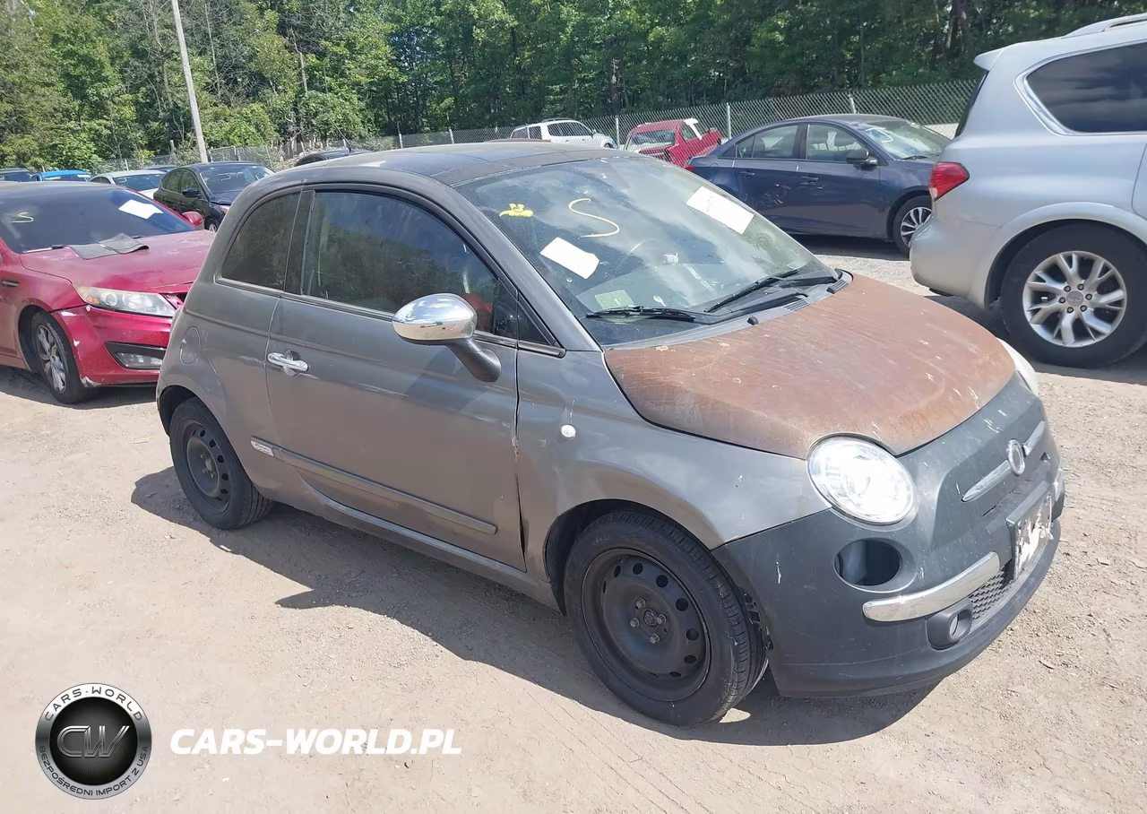 2012 Fiat 500 Lounge VIN:3C3CFFCR2CT117633 - 1