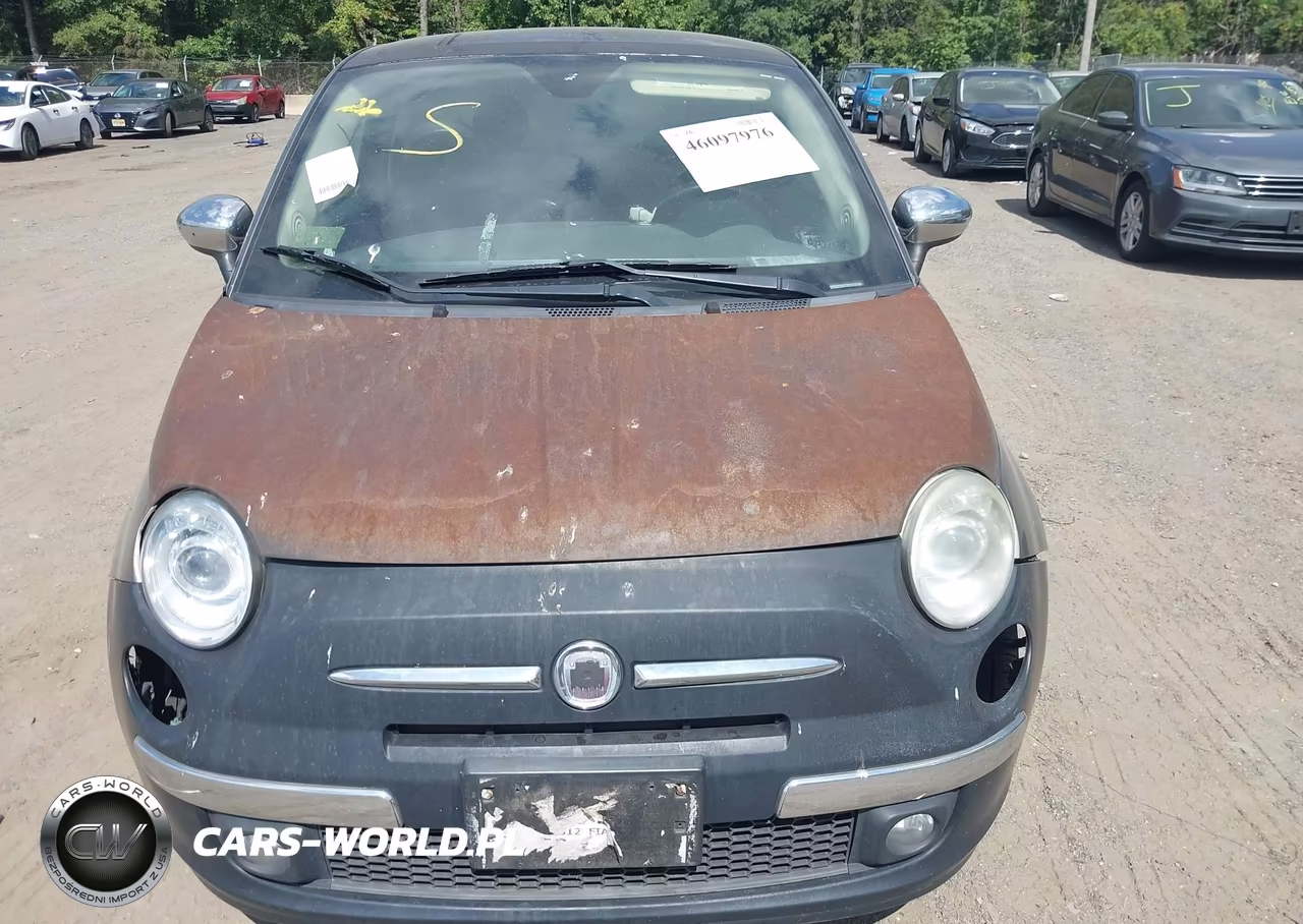 2012 Fiat 500 Lounge VIN:3C3CFFCR2CT117633 - 10