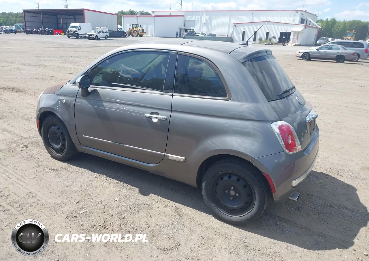 2012 Fiat 500 Lounge VIN:3C3CFFCR2CT117633 - 3
