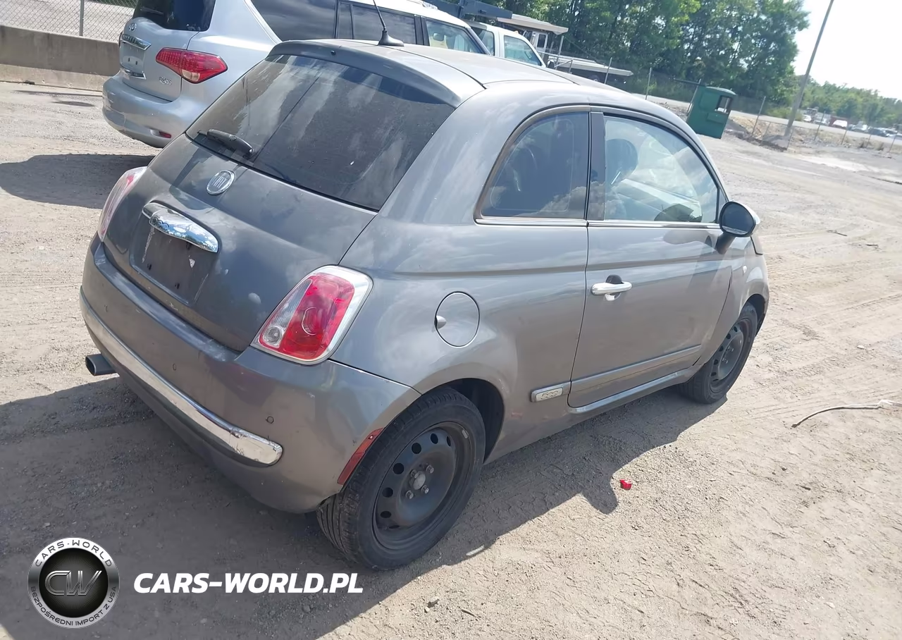2012 Fiat 500 Lounge VIN:3C3CFFCR2CT117633 - 4