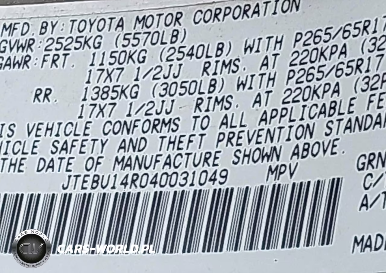 2004 Toyota 4Runner Sr5 V6 VIN:JTEBU14R040031049 - 9