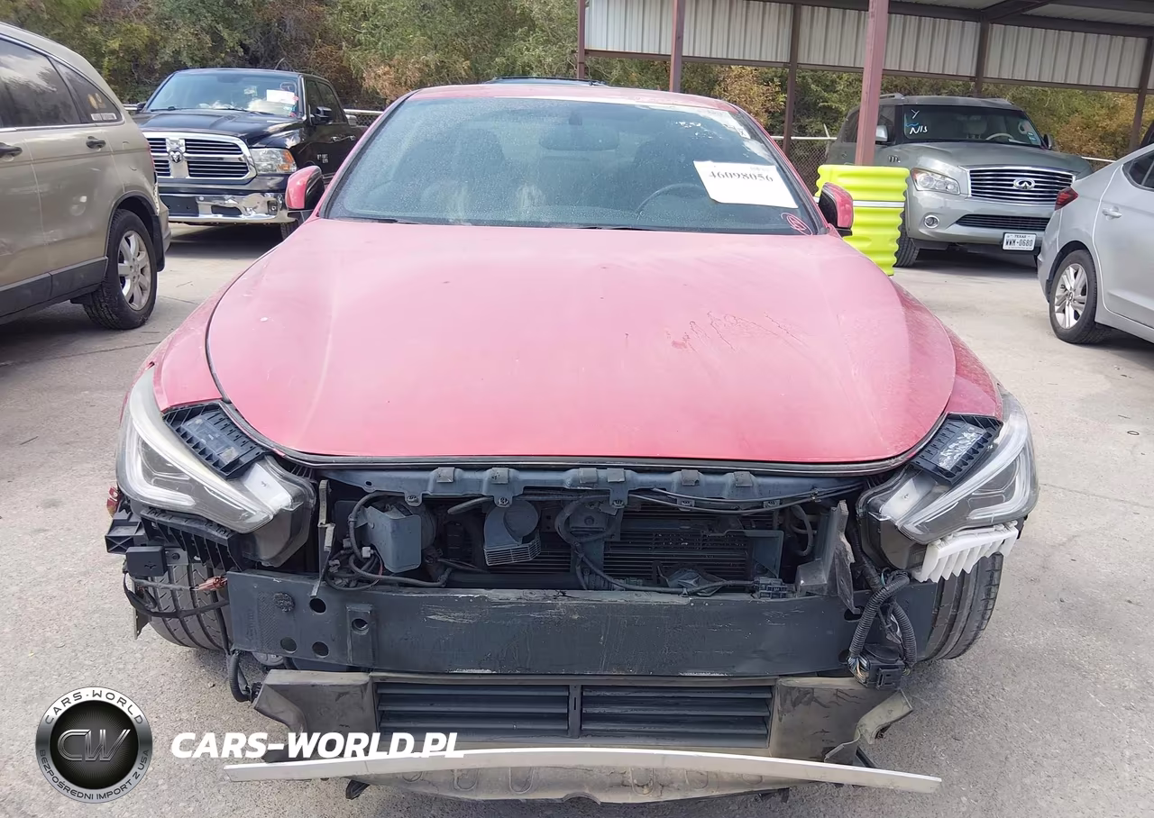 2017 Infiniti Q60 Red Sport 400 VIN:JN1FV7EK5HM610773 - 12
