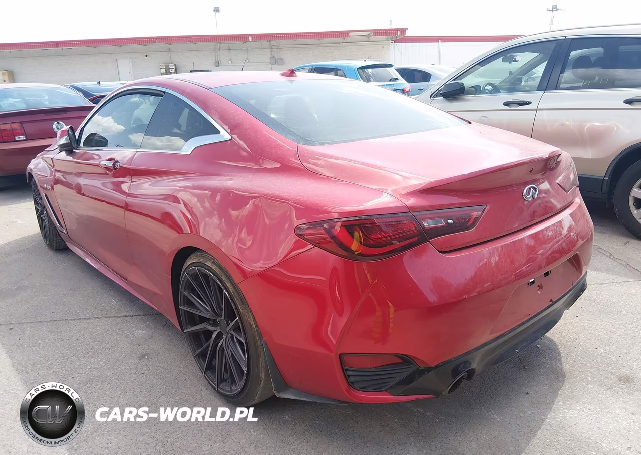 2017 Infiniti Q60 Red Sport 400 VIN:JN1FV7EK5HM610773 - 3