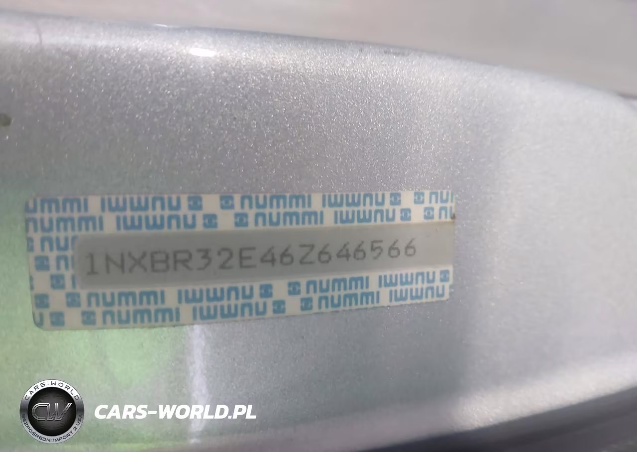 2006 Toyota Corolla Le VIN:1NXBR32E46Z646566 - 9