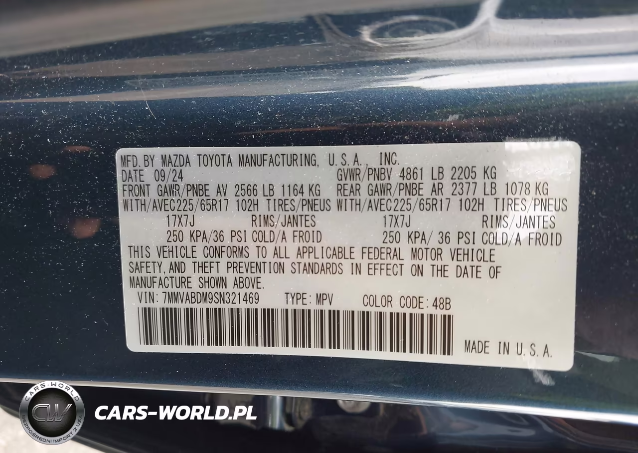 2025 Mazda Cx-50 2.5 S Premium Package VIN:7MMVABDM9SN321469 - 9