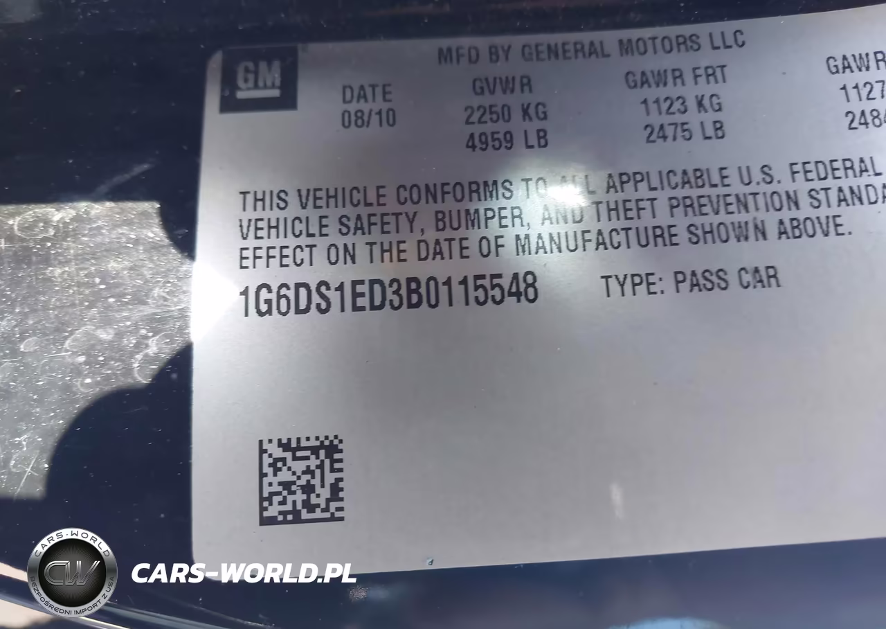 2011 Cadillac Cts Premium VIN:1G6DS1ED3B0115548 - 9