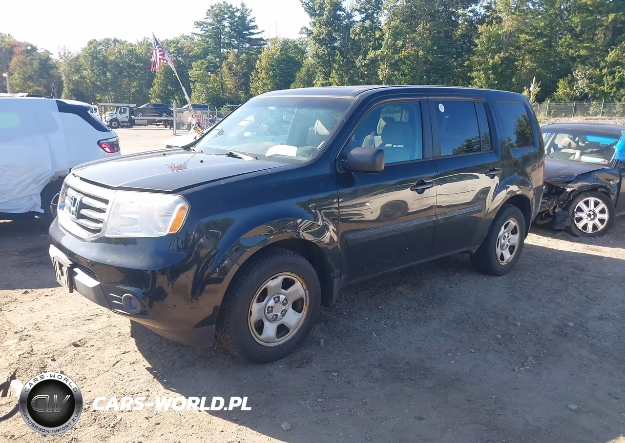 2014 Honda Pilot Lx VIN:5FNYF4H20EB041848 - 2