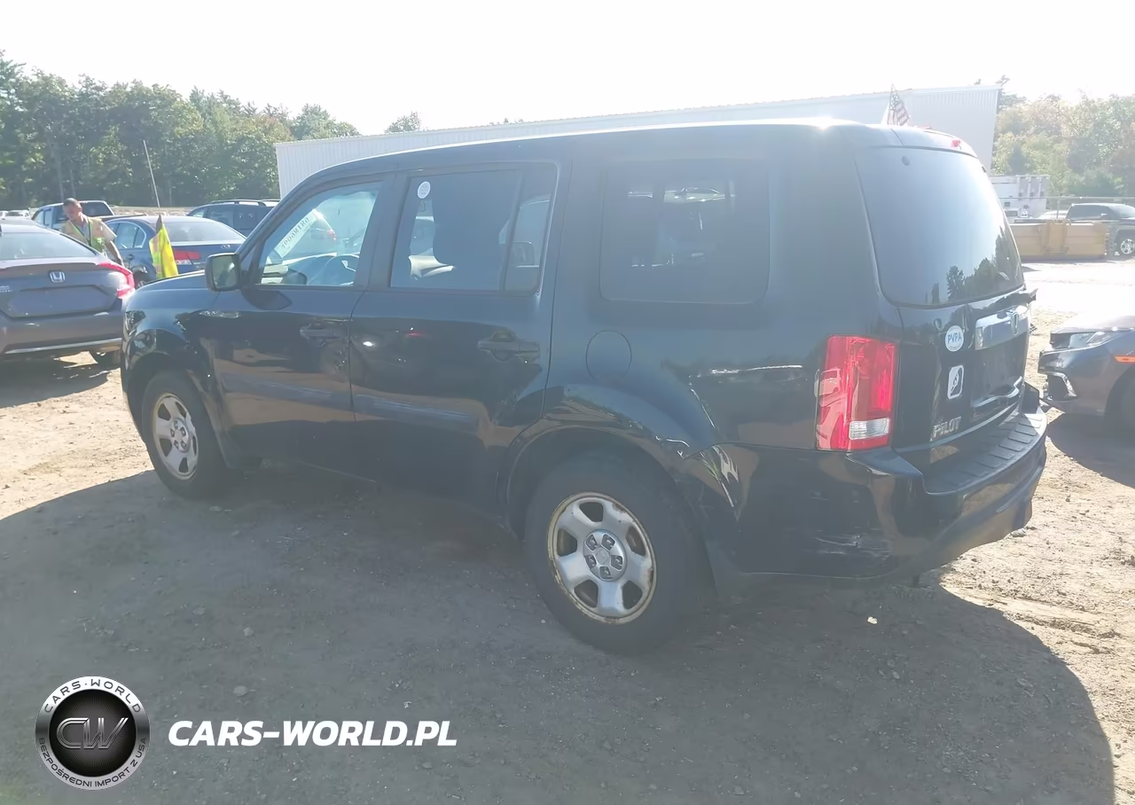 2014 Honda Pilot Lx VIN:5FNYF4H20EB041848 - 3