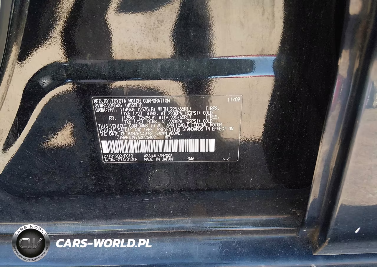 2010 Toyota Rav4 VIN:JTMBF4DV7AD026402 - 8