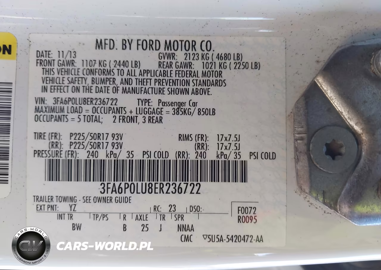 2014 Ford Fusion Hybrid Se VIN:3FA6P0LU8ER236722 - 9