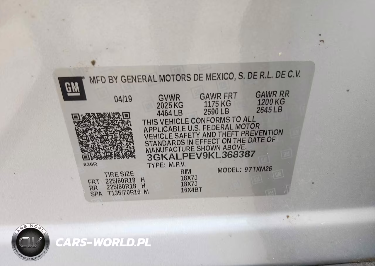 2019 GMC Terrain Slt VIN:3GKALPEV9KL368387 - 9