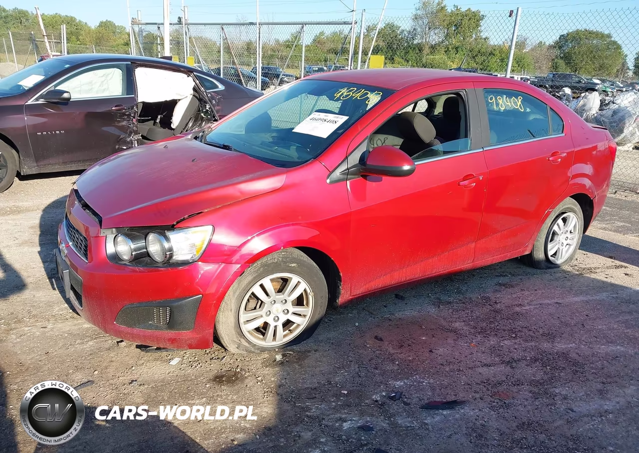 2012 Chevrolet Sonic 2Lt VIN:1G1JC5SH0C4141314 - 2