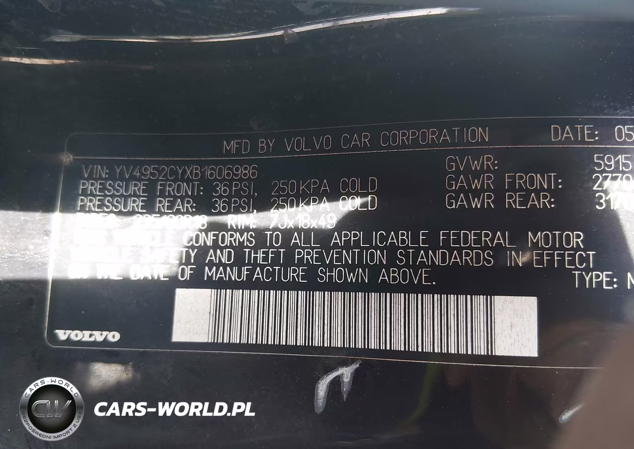 2011 Volvo Xc90 3.2 VIN:YV4952CYXB1606986 - 9