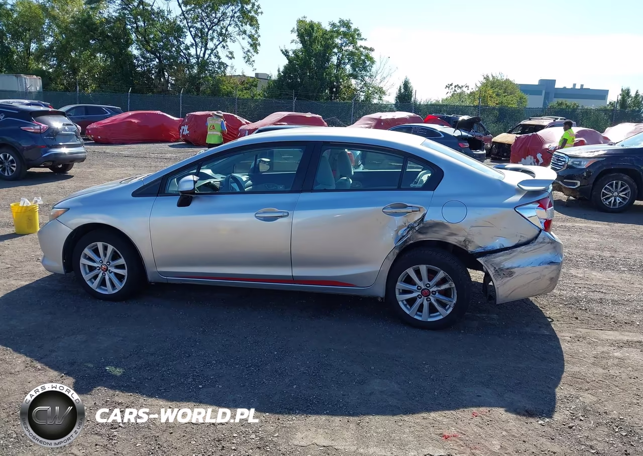 2012 Honda Civic Lx VIN:2HGFB2F52CH314933 - 14