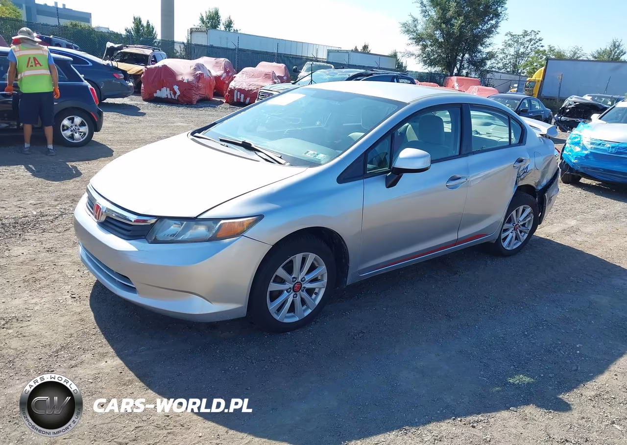 2012 Honda Civic Lx VIN:2HGFB2F52CH314933 - 2