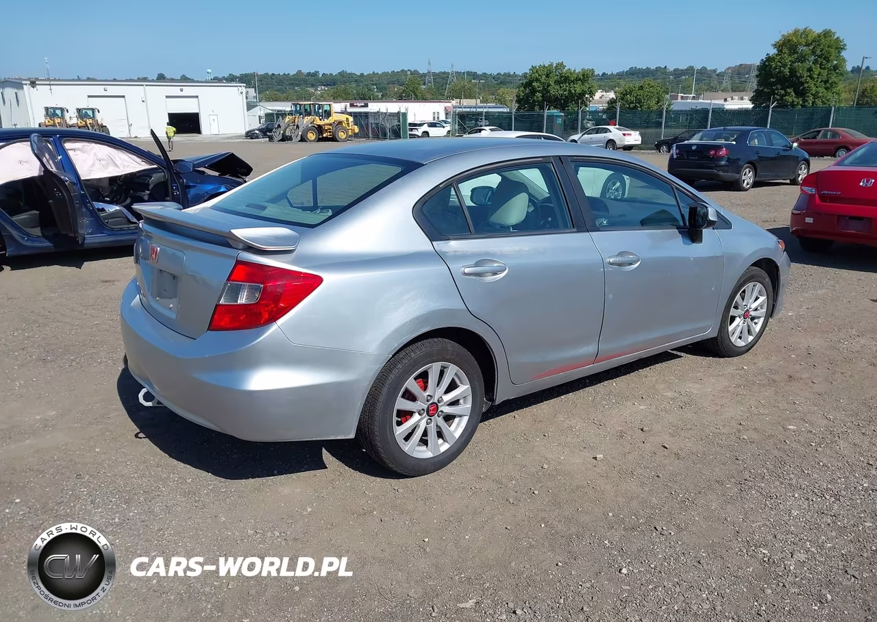 2012 Honda Civic Lx VIN:2HGFB2F52CH314933 - 4