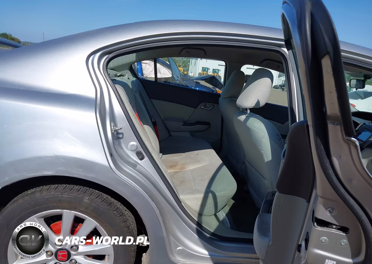 2012 Honda Civic Lx VIN:2HGFB2F52CH314933 - 8