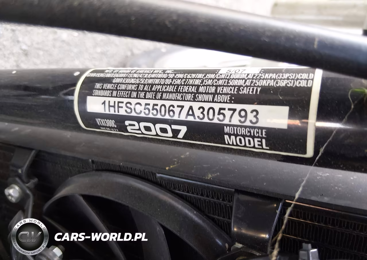 2007 Honda Vtx1300 C VIN:1HFSC55067A305793 - 10