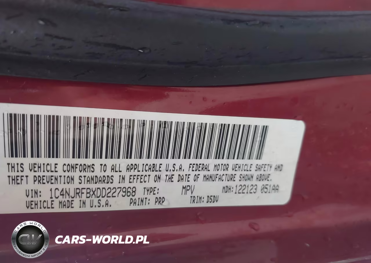 2013 Jeep Patriot Latitude VIN:1C4NJRFBXDD227968 - 9