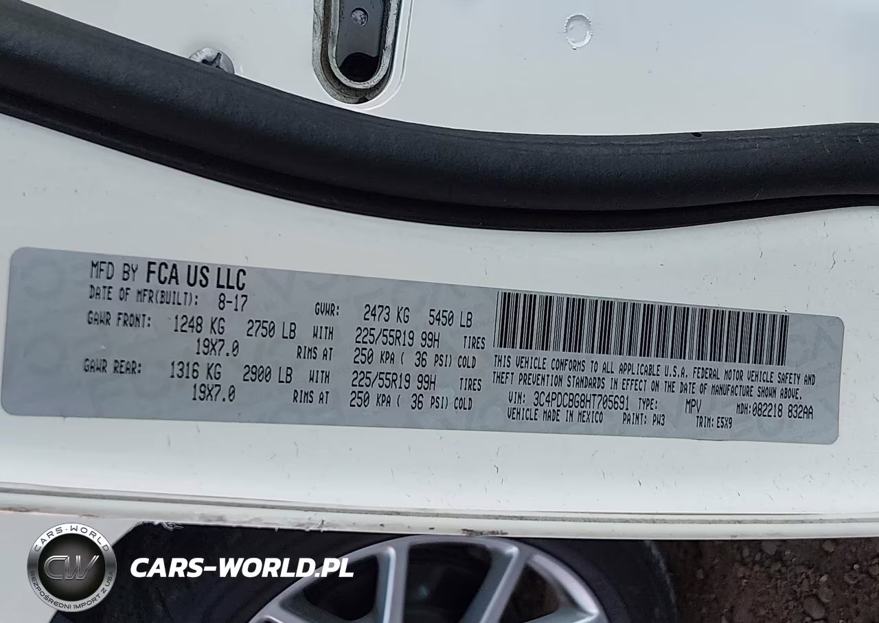 2017 Dodge Journey Sxt VIN:3C4PDCBG8HT705691 - 9