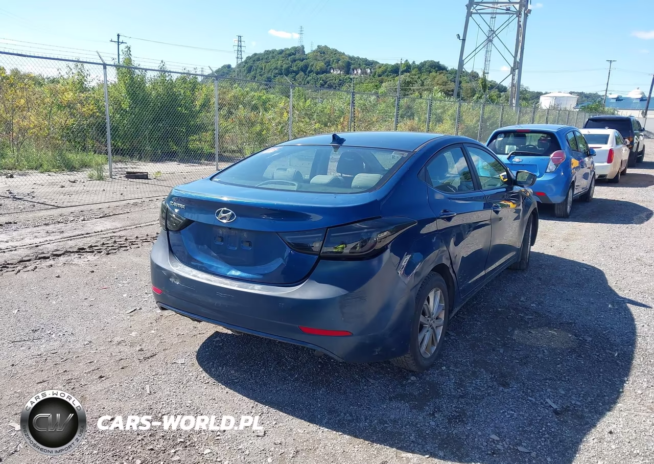 2015 Hyundai Elantra Se VIN:KMHDH4AE4FU446306 - 4