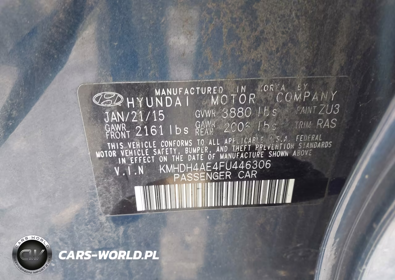 2015 Hyundai Elantra Se VIN:KMHDH4AE4FU446306 - 9