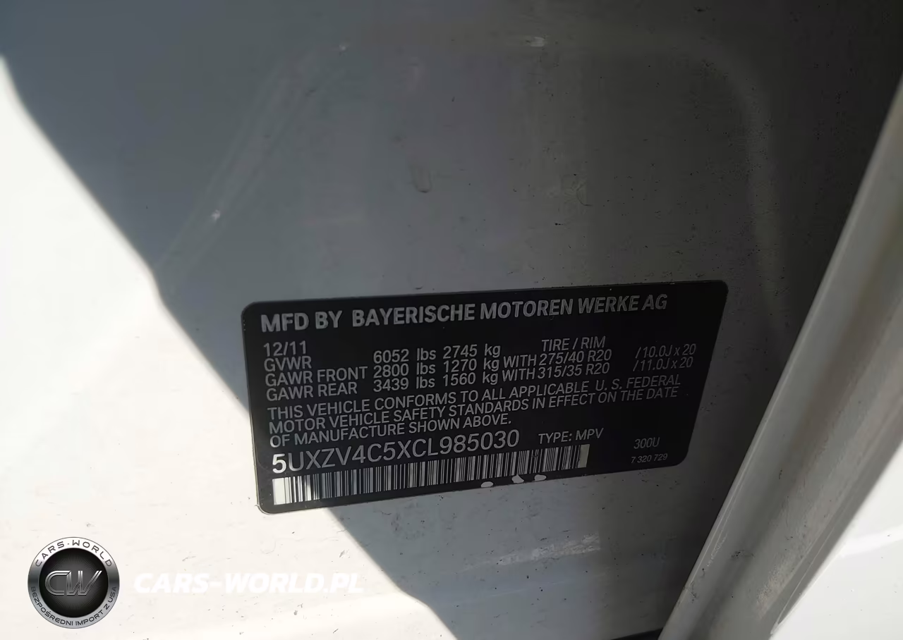 2012 BMW X5 xDrive35I-xDrive35I Premium-xDrive35I Sport Activity VIN:5UXZV4C5XCL985030 - 9