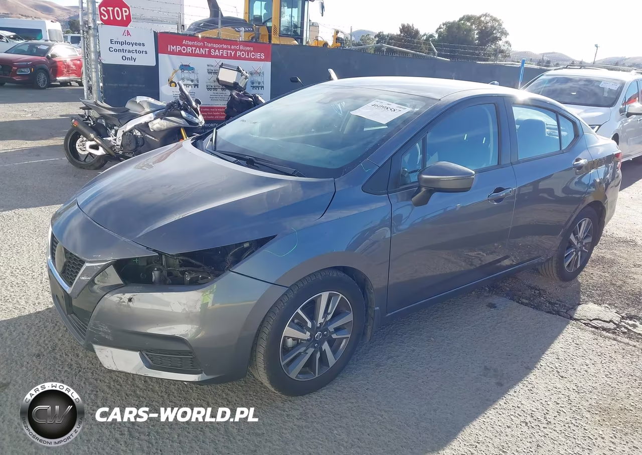 2021 Nissan Versa Sv Xtronic Cvt VIN:3N1CN8EV3ML917592 - 2
