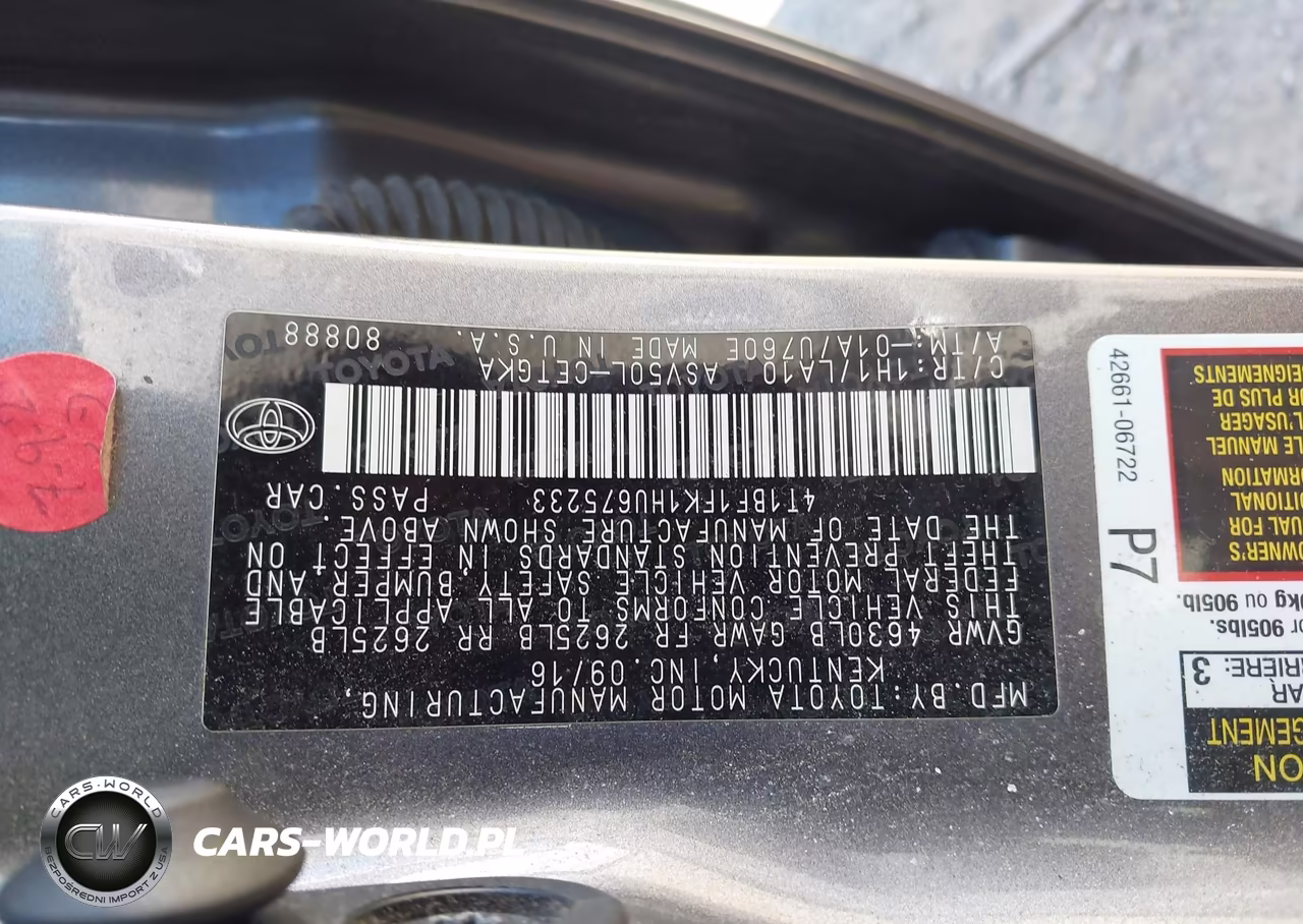 2017 Toyota Camry Xle VIN:4T1BF1FK1HU675233 - 9