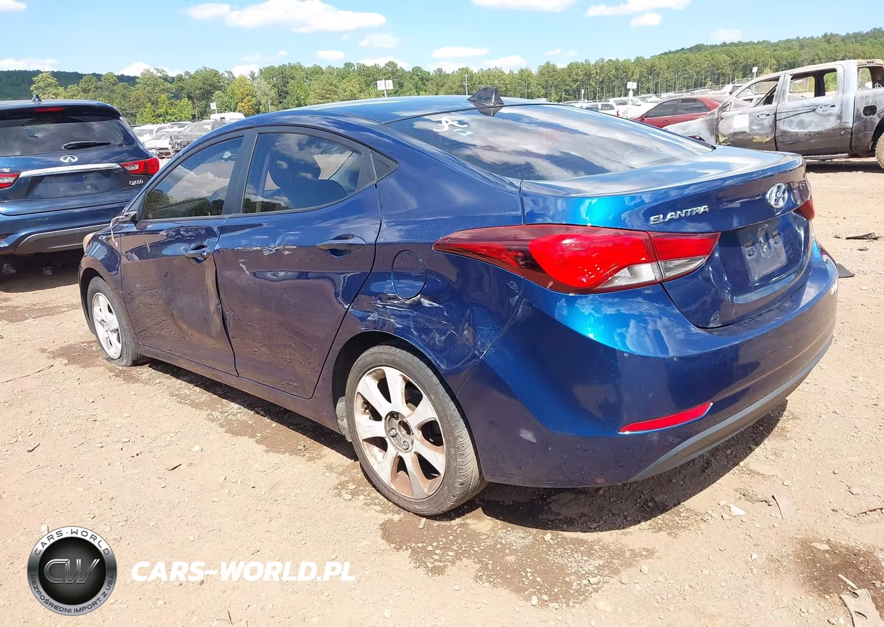 2016 Hyundai Elantra Se VIN:5NPDH4AE7GH760595 - 3